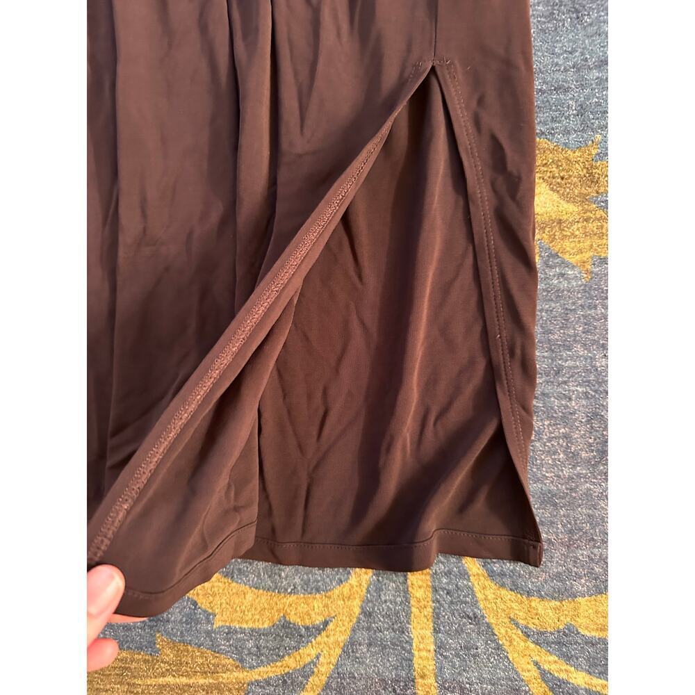 Frame Delicate Knot Dress Brown Size Medium - Picture 8 of 11